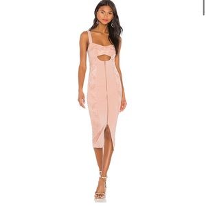 Alice McCall Loveland Midi Dress Nude 4